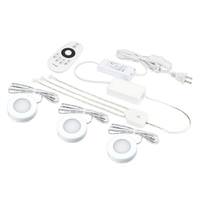 American Lighting 2.8 watt 24 volt White CCT Selectable LED Puck Light (3 Pack)